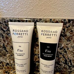 NEW Rossano Ferretti Rejuvenating Shampoo and Hair Mask Set - Cream travel size